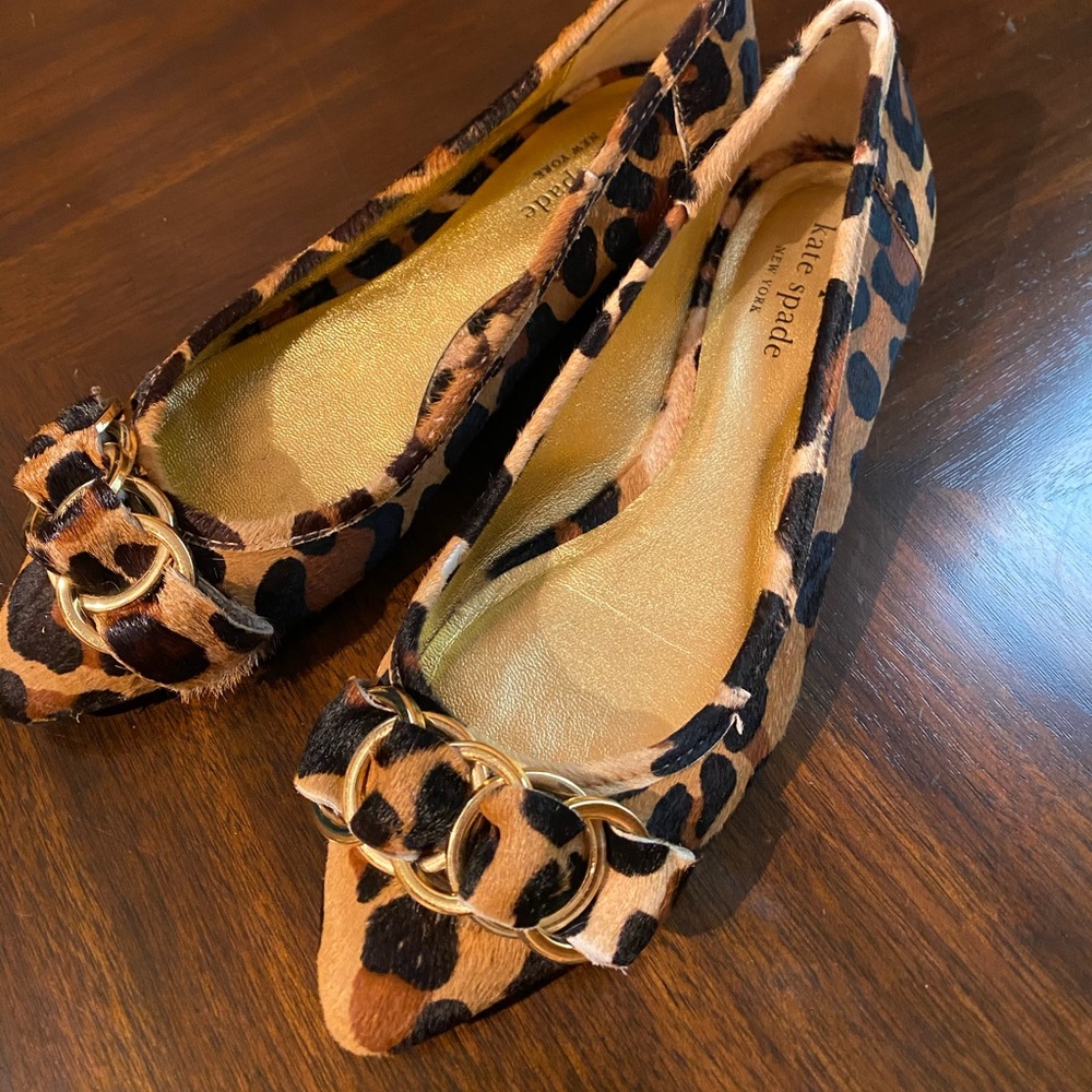 Kate spade ocelot flats